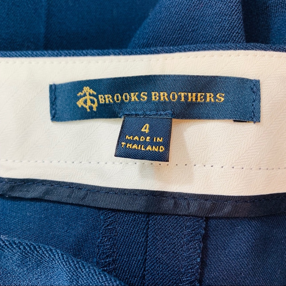Brooks Brothers / Blue Pleated Dress Pants - Picture 8 of 8